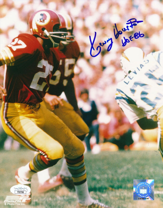 Ken Houston HOF Washington Redskins Signed/Inscribed 8x10 Photo JSA 164598