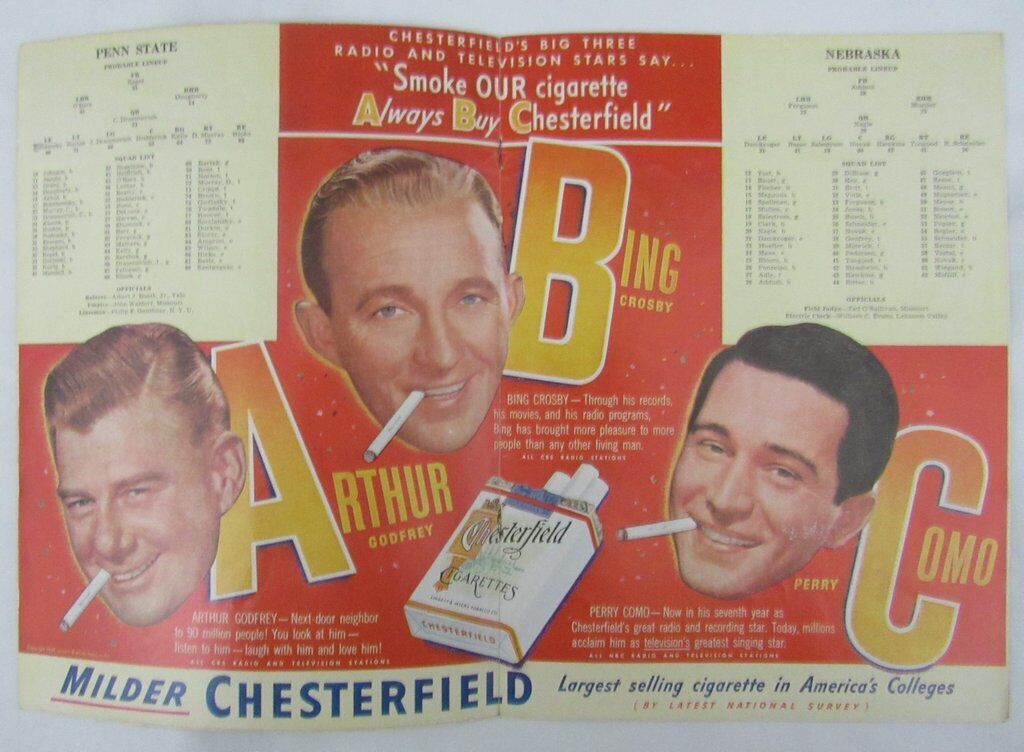 1949 Penn State Nittany Lions vs. Nebraska College Football Program 137604