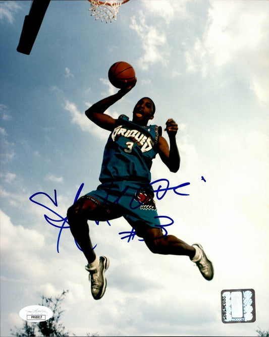 Shareef Abdur-Rahm Vancouver Grizzlies Signed/Autographed 8x10 Photo JSA 162168