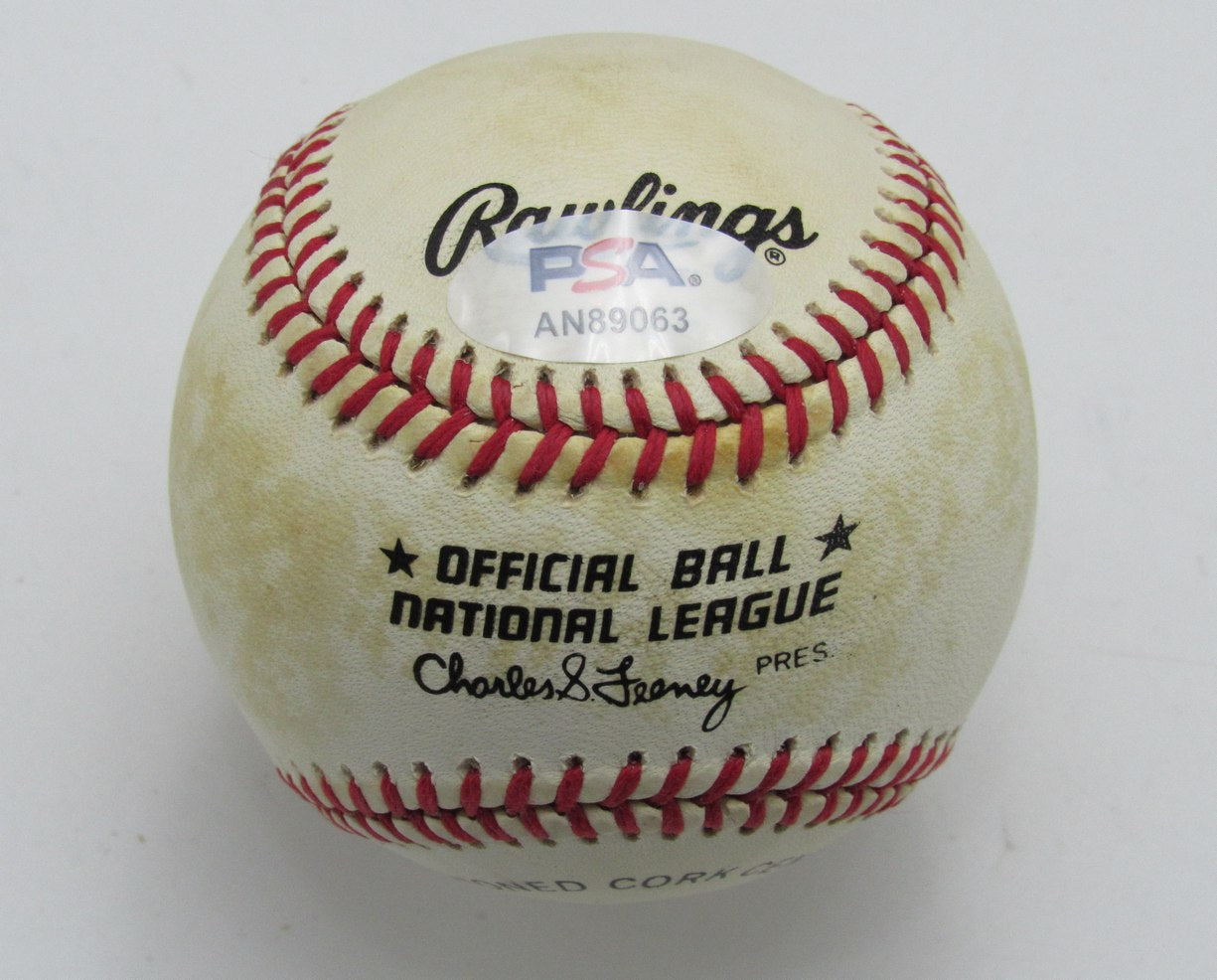 Leo Durocher HOF Signed/Auto ONL Baseball Brooklyn Dodgers PSA/DNA 191671