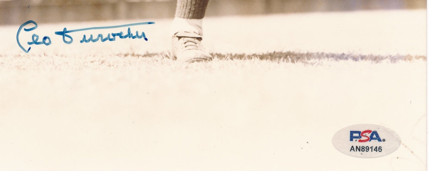 Leo Durocher HOF Signed/Auto 8x10 B/W Photo Chicago Cubs PSA/DNA 191854