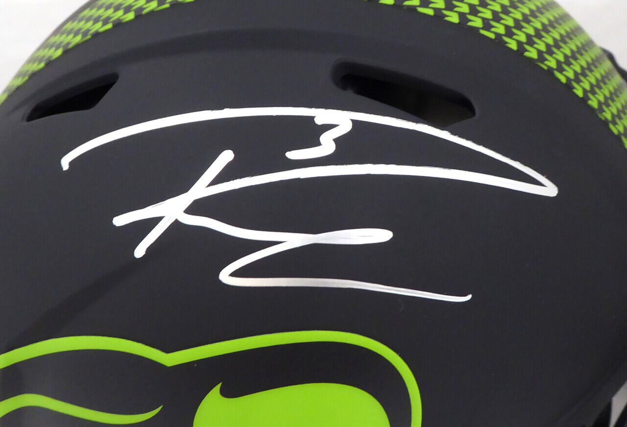 Russell Wilson Signed Seahawks Eclipse Full size Authentic Helmet RW Holo 154074