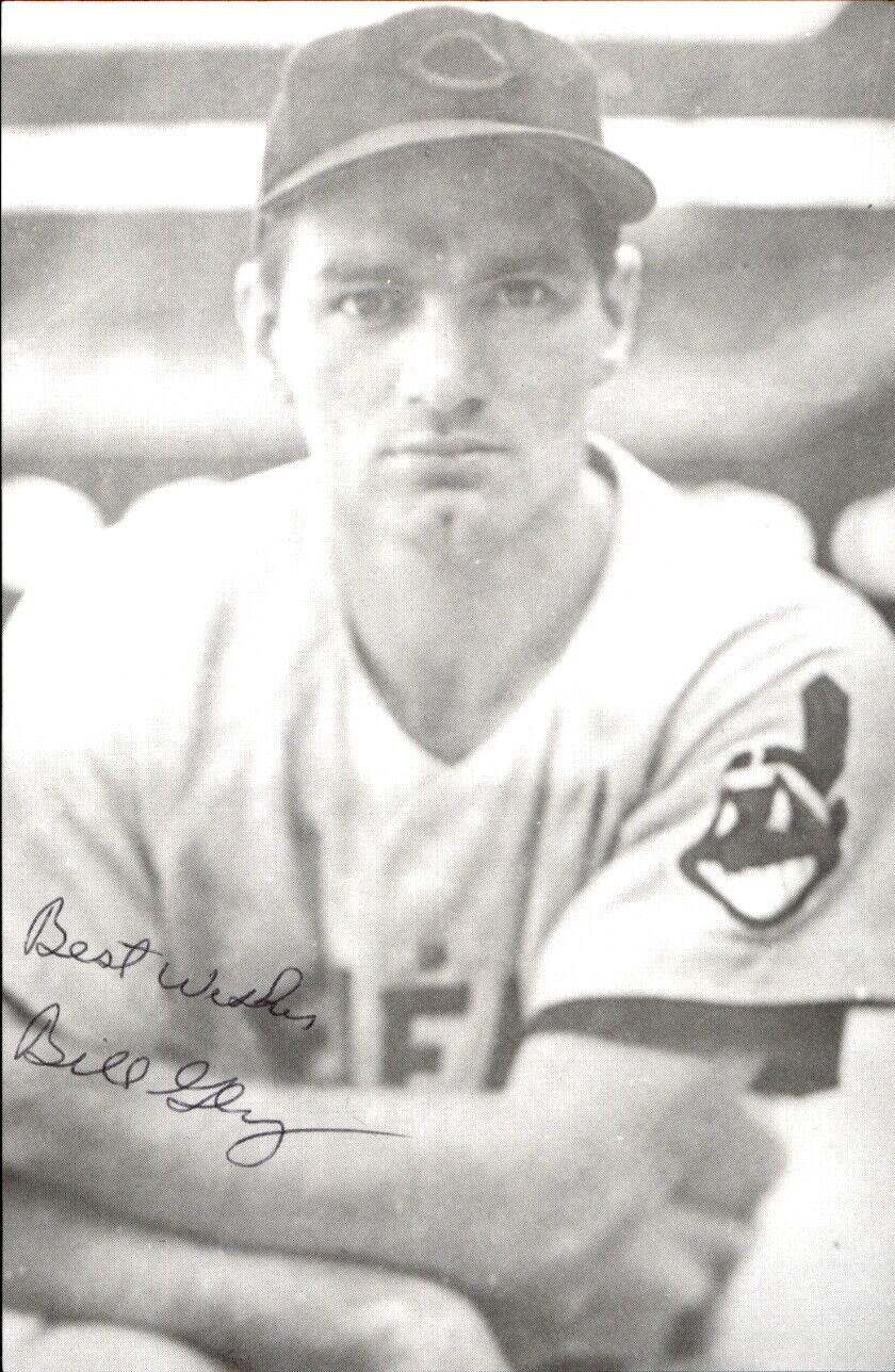 Bill Glynn Indians d. 2013 Signed/Autographed 3x5 Photo 178295