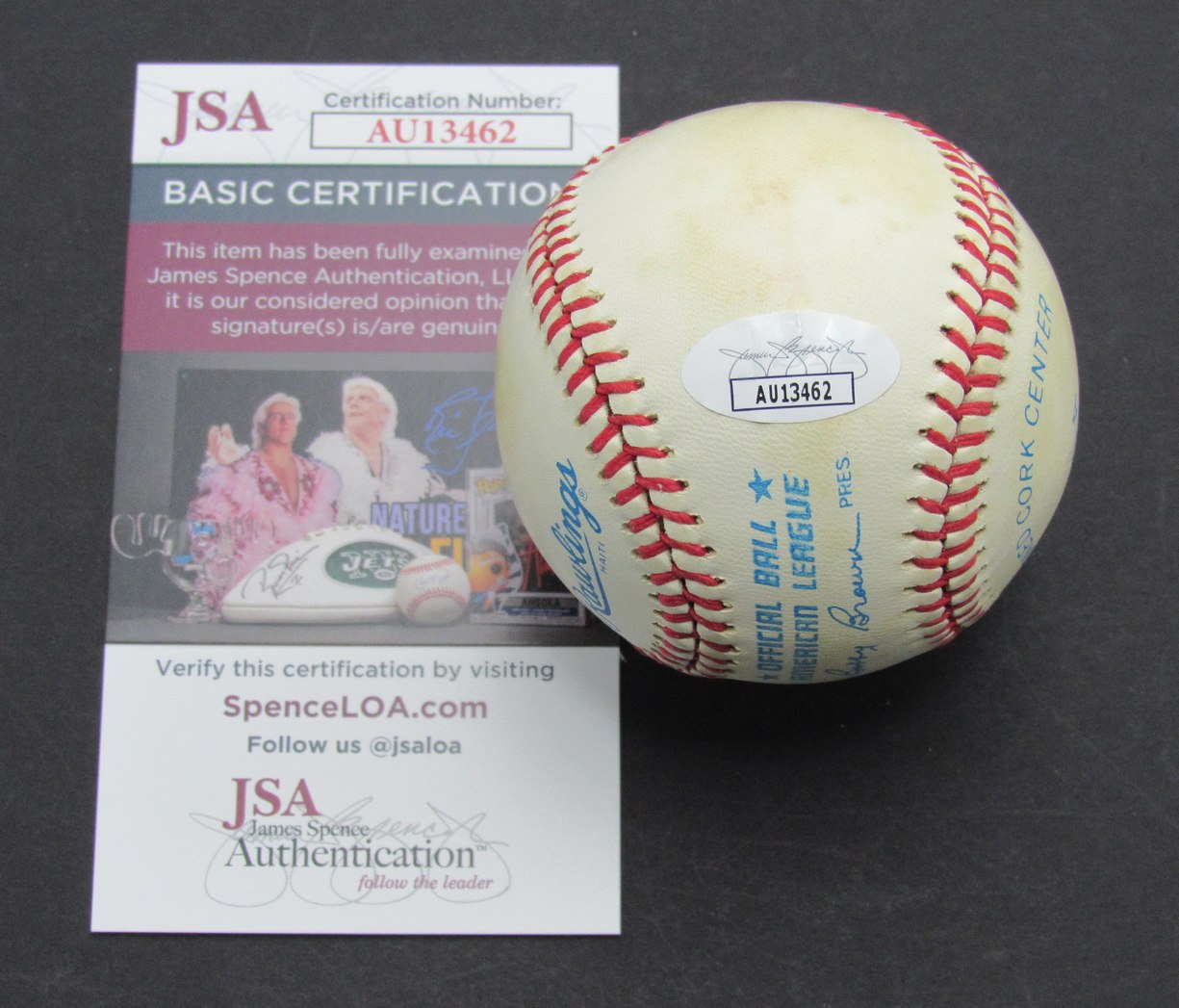 Wally Joyner California Angels Signed/Auto Rawlings OAL Baseball JSA 189866