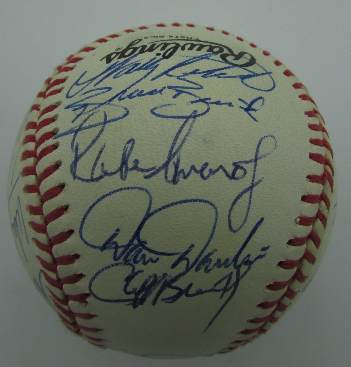1992 Phillies Team Signed by 25 ONL Baseball Fregosi Kruk Bowa Amaro Jr 149236