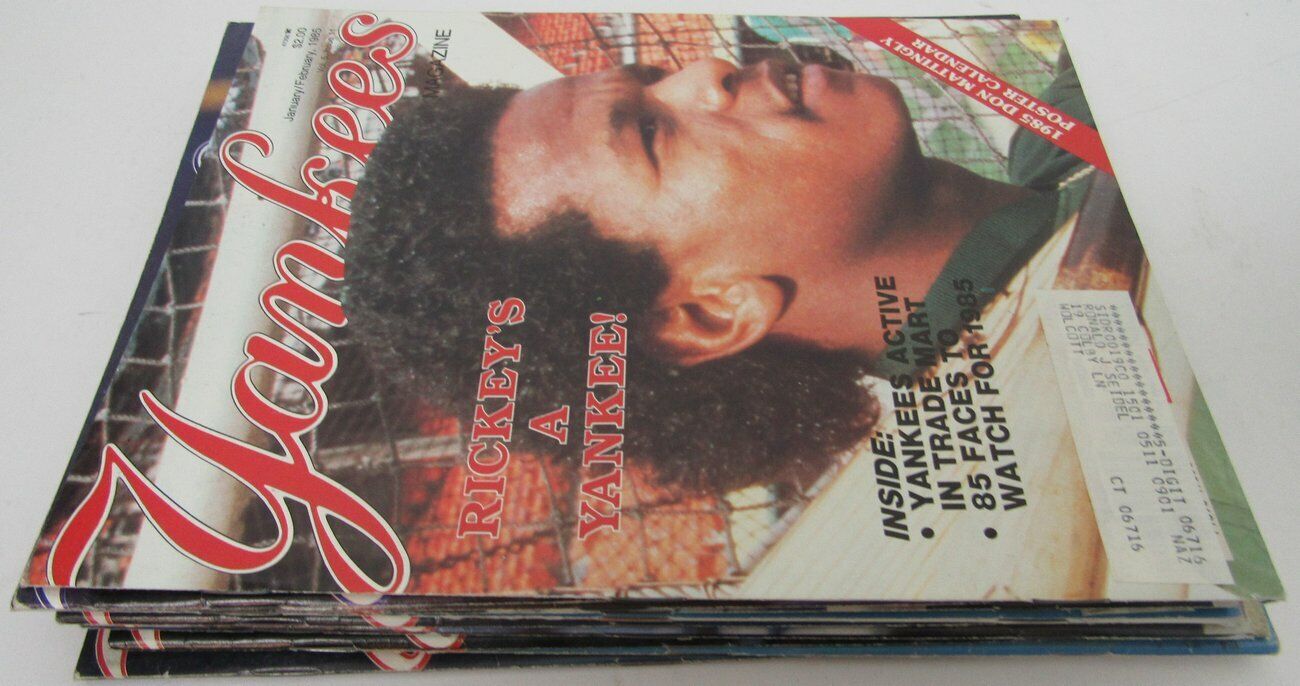 Lot of 10 1985 New York Yankees Magazines R. Henderson/Martin 153173