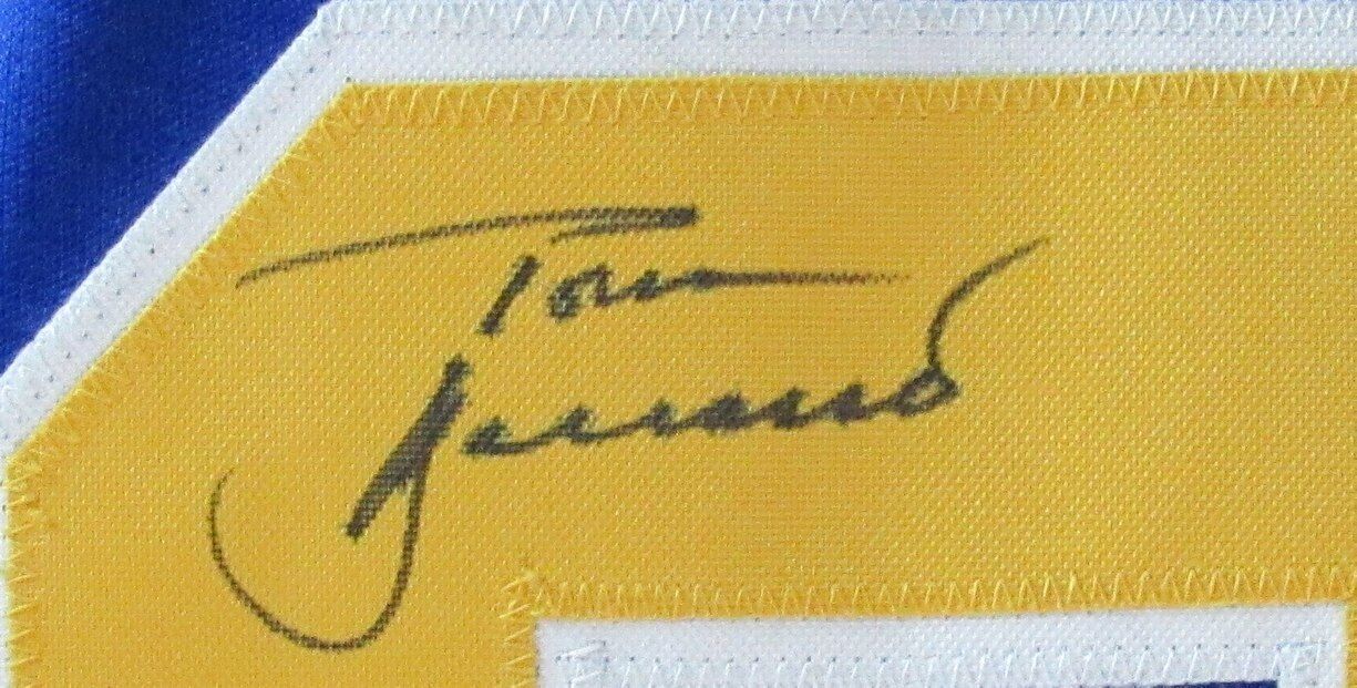 Tom Barrasso Autographed Custom Hockey Jersey Buffalo Sabres JSA 180675