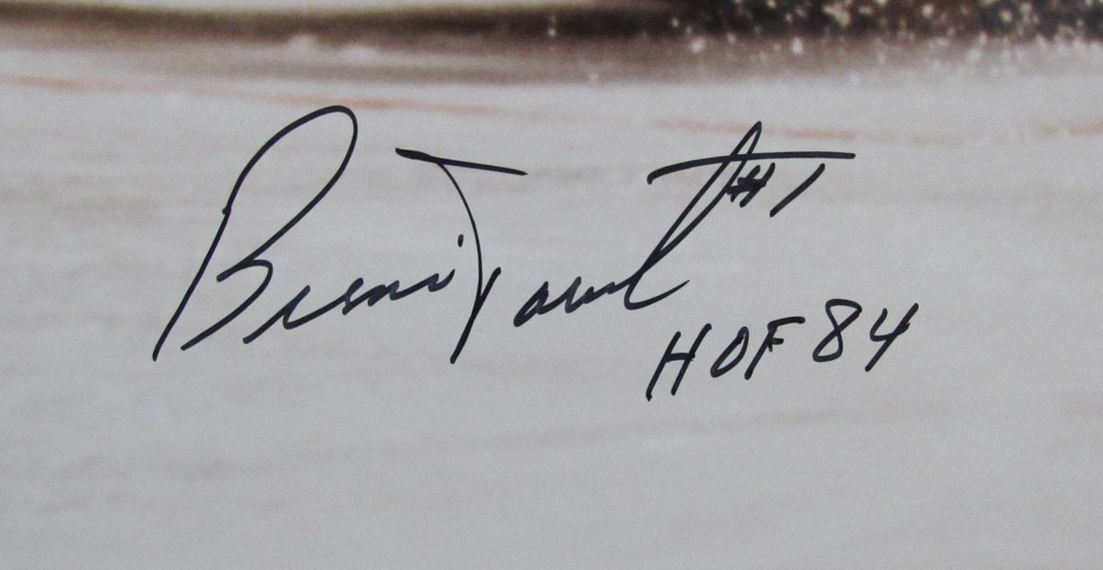 Bernie Parent HOF Signed/Inscribed 16x20 Photo Philadelphia Flyers JSA 191279