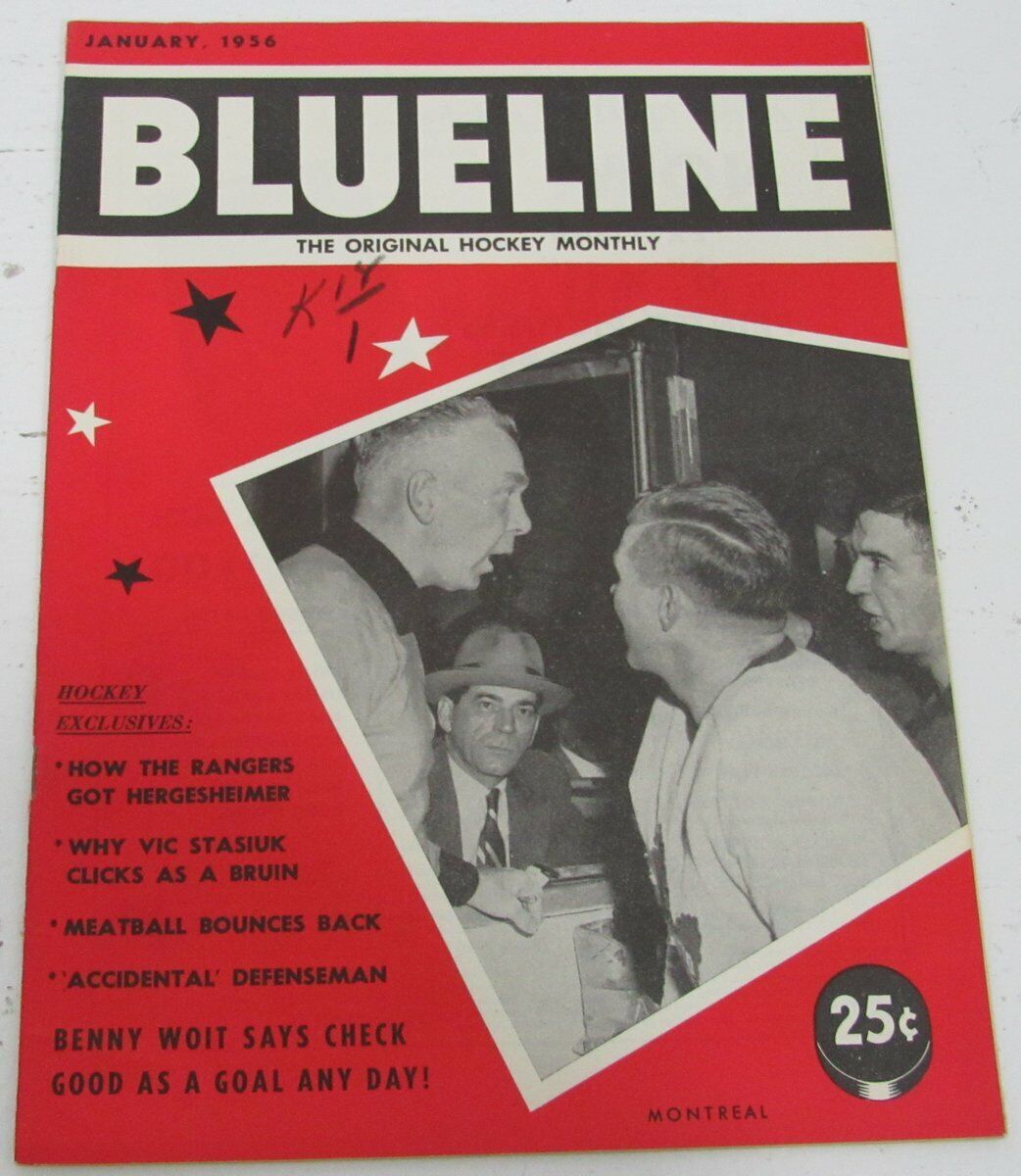 Blueline Monthly, January 1956 Benny Woit Cover. 143182