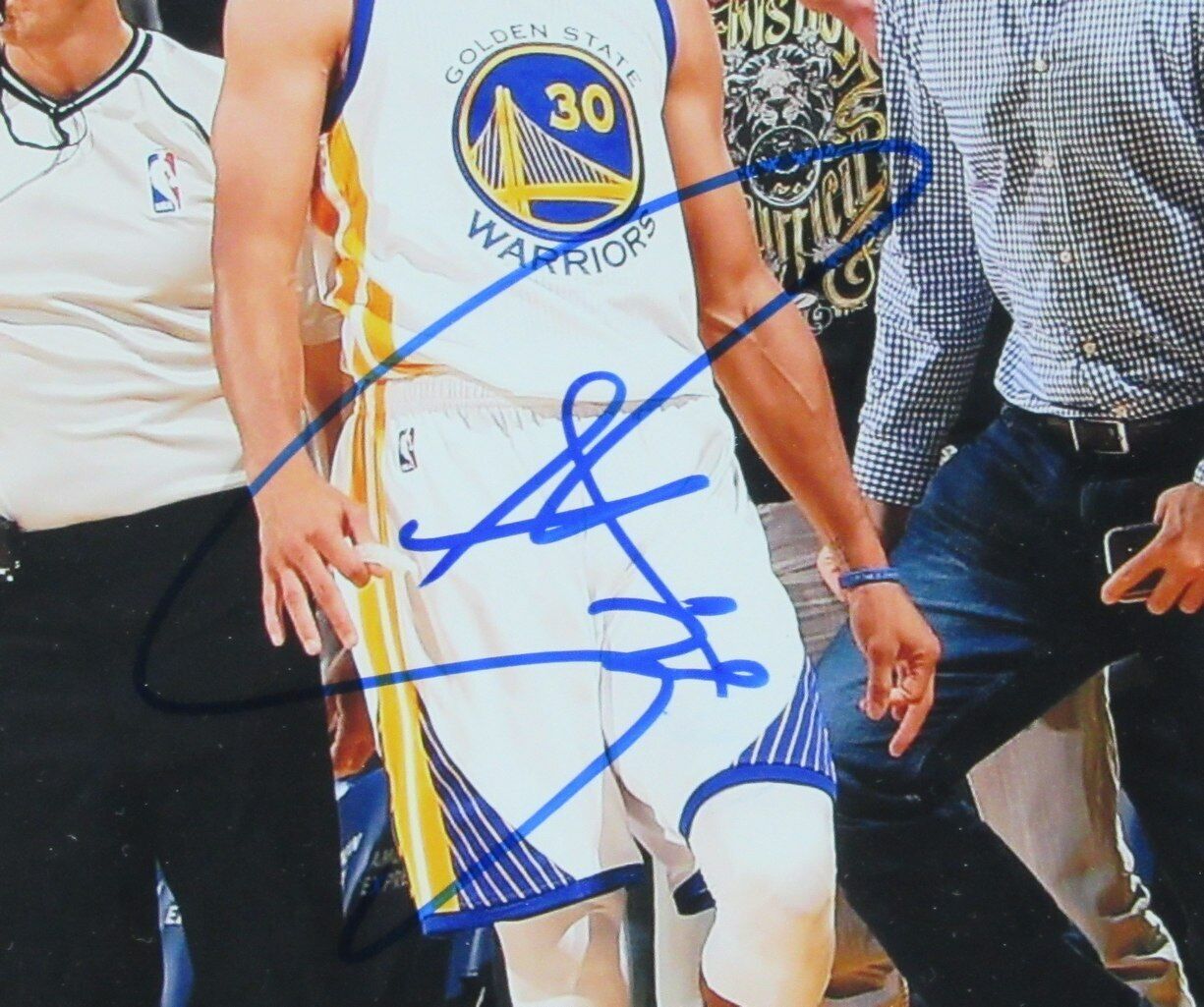 Steph Curry Autographed 11x14 Photo Golden State Warriors Framed PSA/DNA