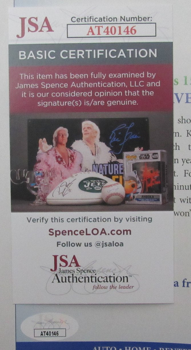 Larry Fitzgerald Signed 2011 Sports Illustrated Magazine NO LABEL JSA 190779