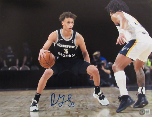 Dyson Daniels Autographed 11x14 Basketball Photo New Orleans Pelicans Beckett