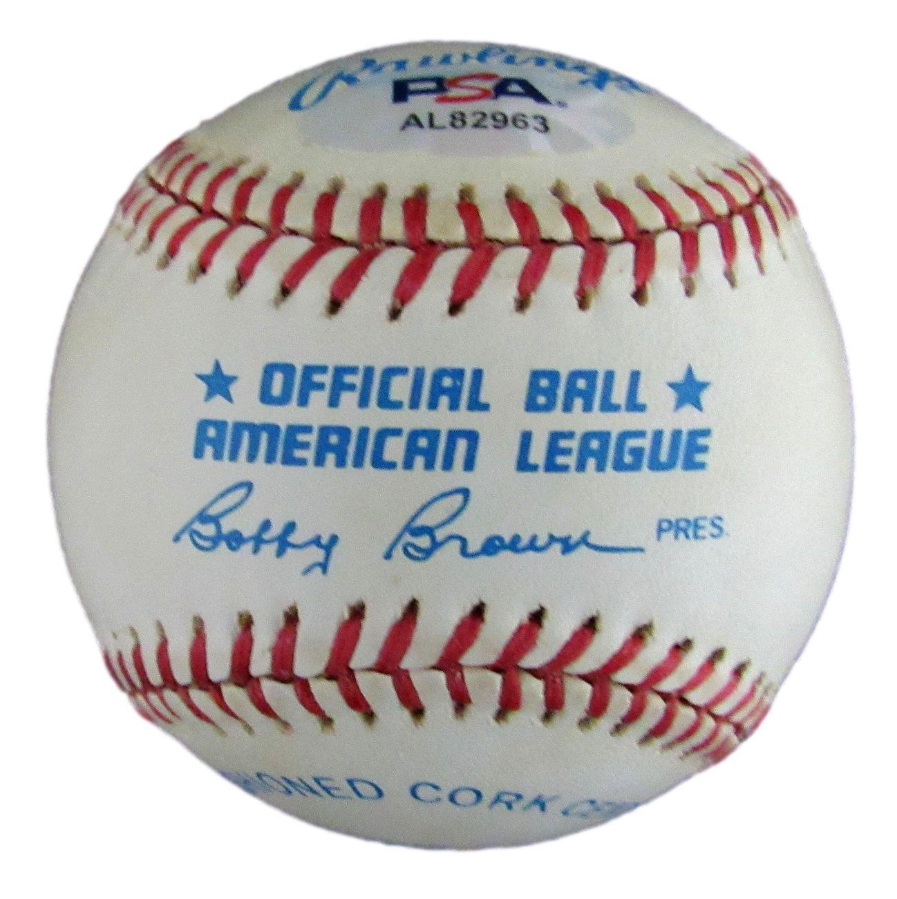 Scott Erickson Autographed Rawlings OAL Baseball Orioles PSA/DNA 176939