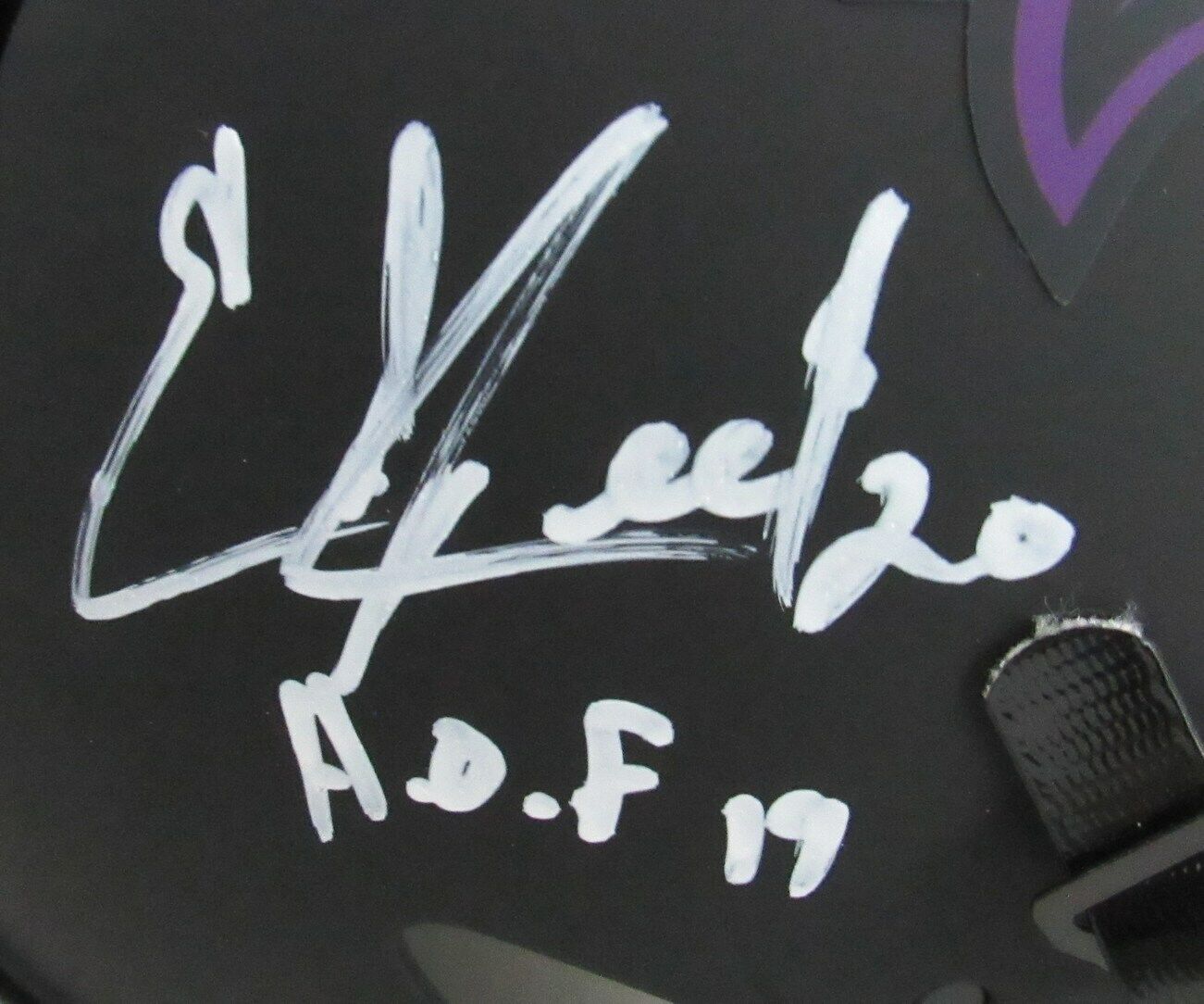 Ed Reed Signed Ravens Eclipse Authentic Full Size Football Helmet Beckett 163130