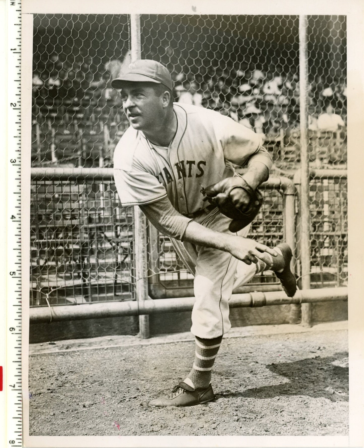 Fred Fitzsimmons 6x8 B/W 1936 Press Wire Photo New York Giants 172792