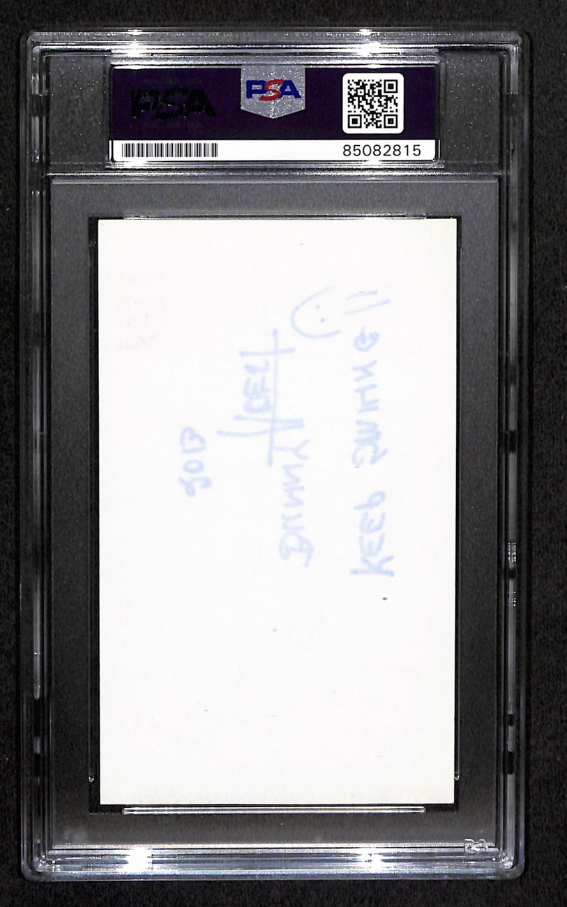 Bunny Hoest Autographed/Inscribed 3x5 Index Card Cartoonist PSA/DNA 184298
