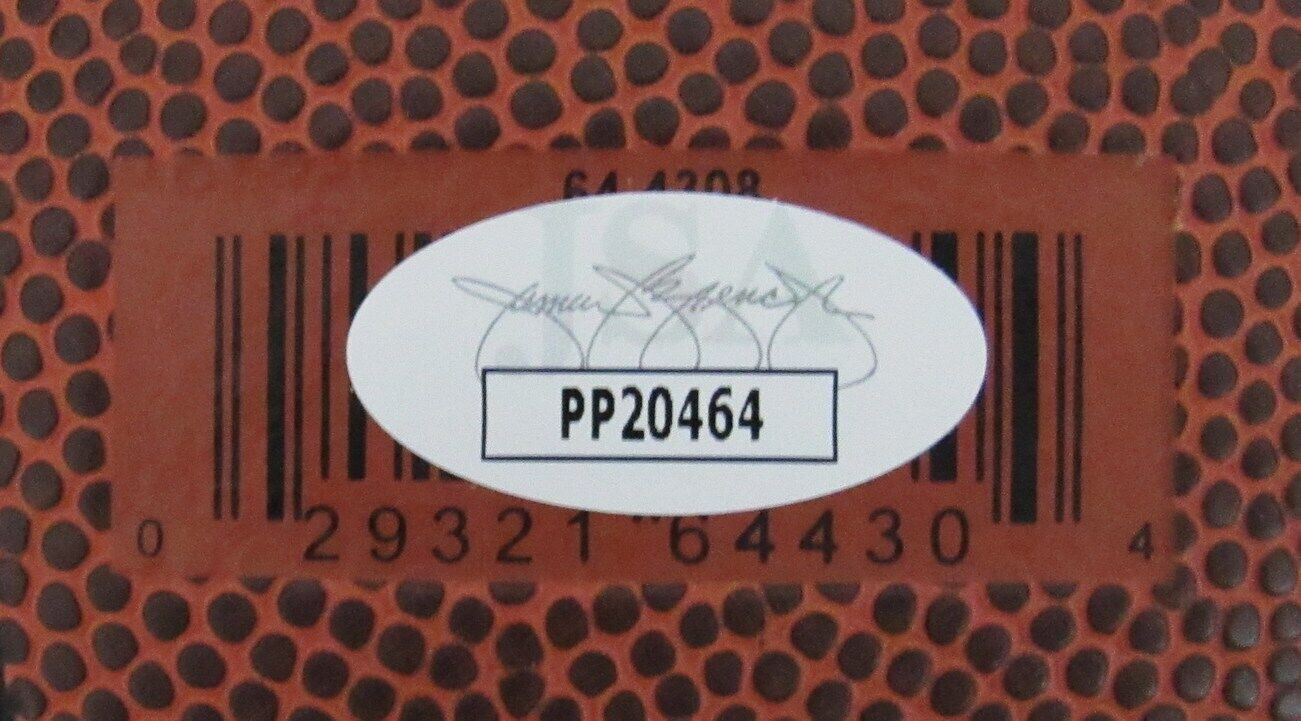 Scottie Pippen HOF Bulls Signed Spalding NBA Basketball JSA 159605