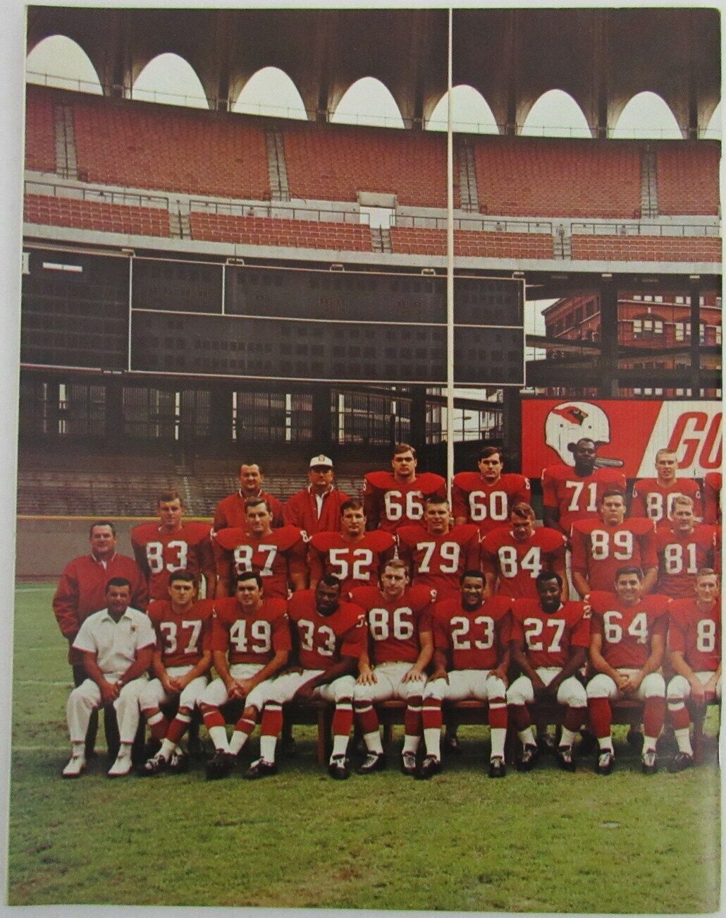 1967 St. Louis Football Cardinals Yearbook 156976