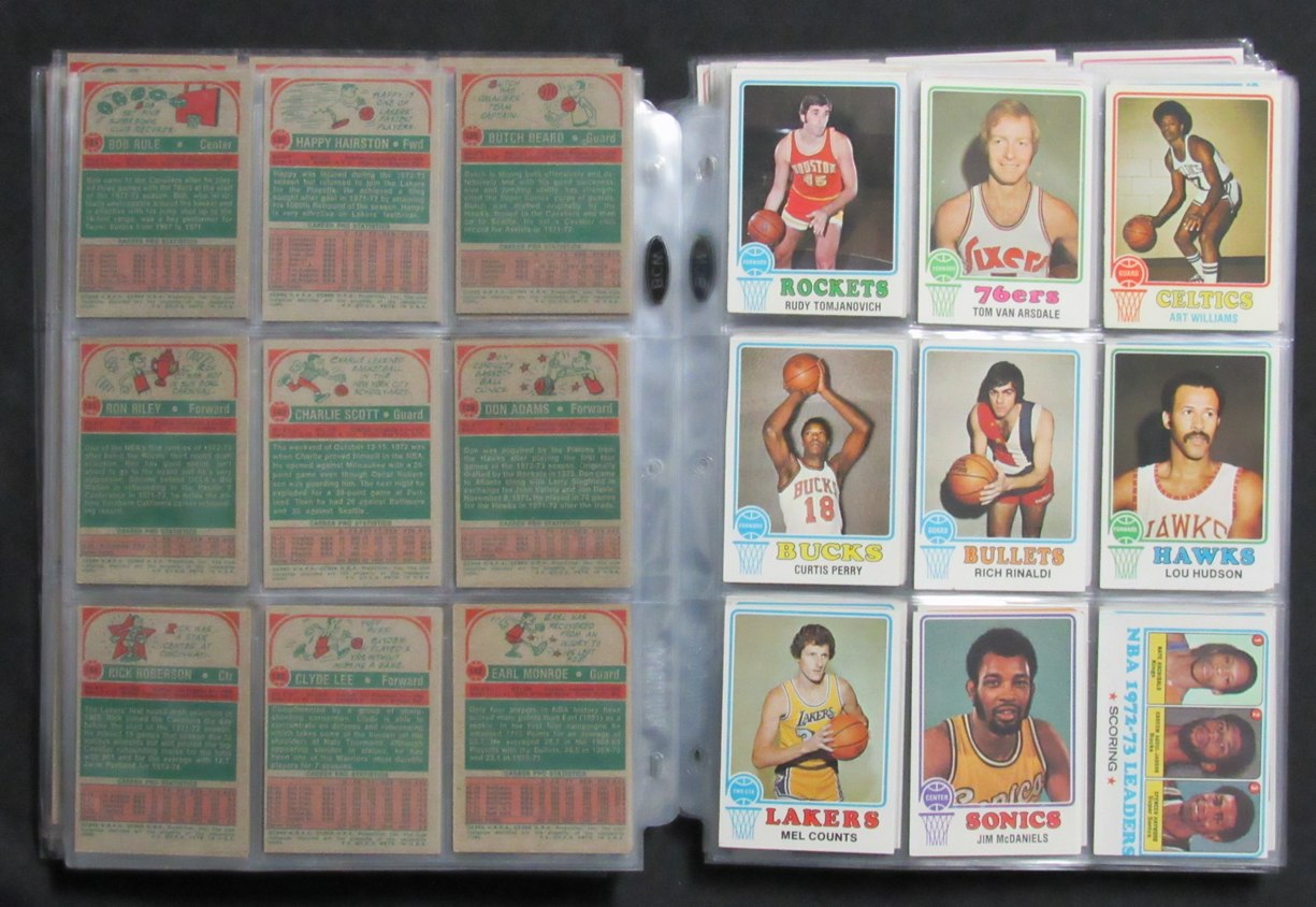1973-74 TOPPS Basketball Complete Set (264) Abdul-Jabbar Erving West 189322