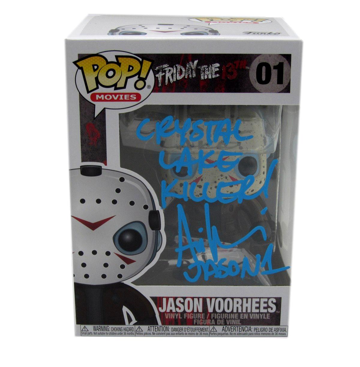 Ari Lehman Signed/Insc Funko Pop! #01 "Friday the 13th" Signed Blue JSA 190717