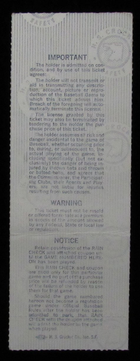 1978 World Series Game 2 Ticket Stub Yankees vs. Dodgers 186097