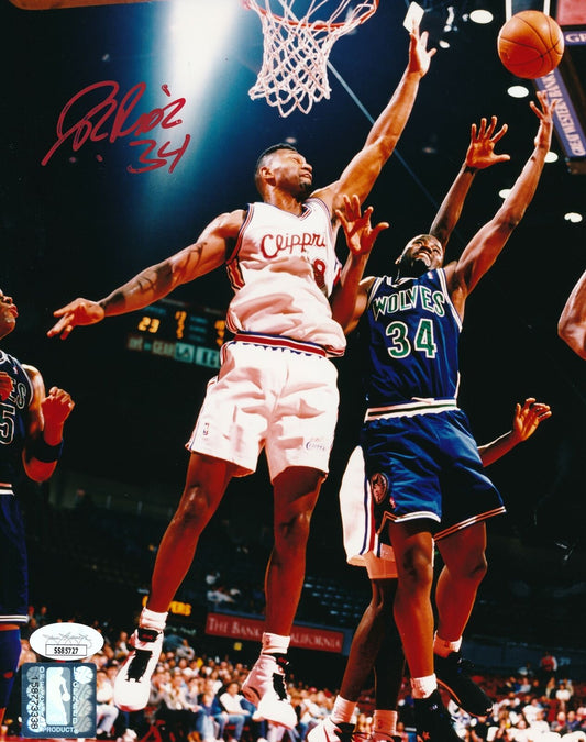 Isaiah Rider Jr Minnesota Timberwolves Signed/Autographed 8x10 Photo JSA 165440