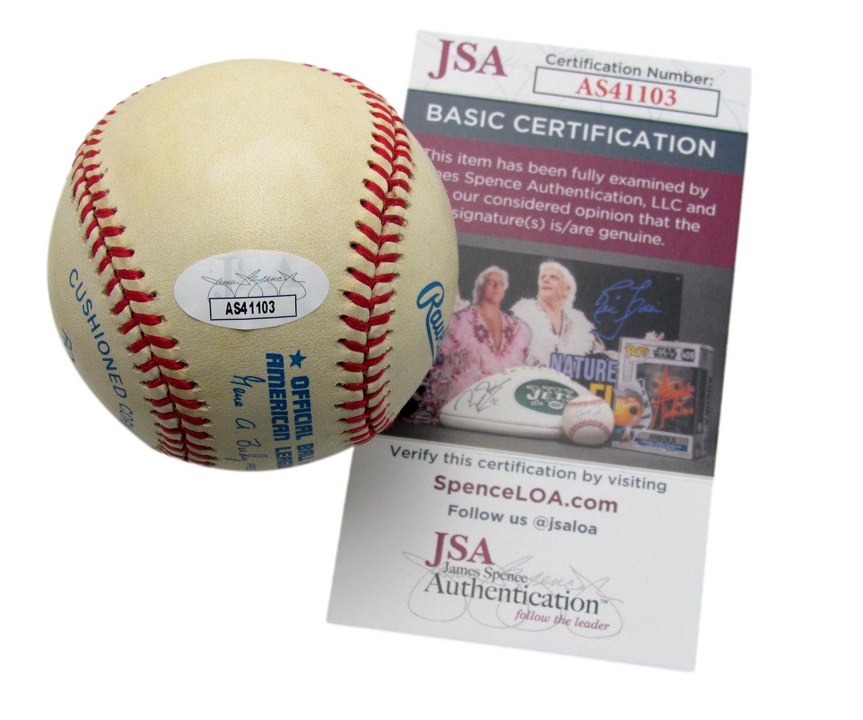 Earl Sidney Weaver HOF Signed Rawlings OAL Baseball Baltimore Orioles JSA 187318