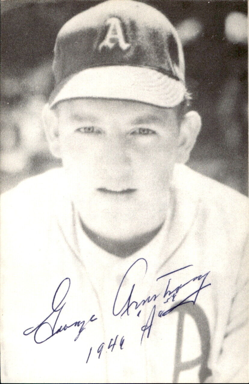 George Armstrong Phila Athletics Signed/Autographed 3x5 Photo 177925