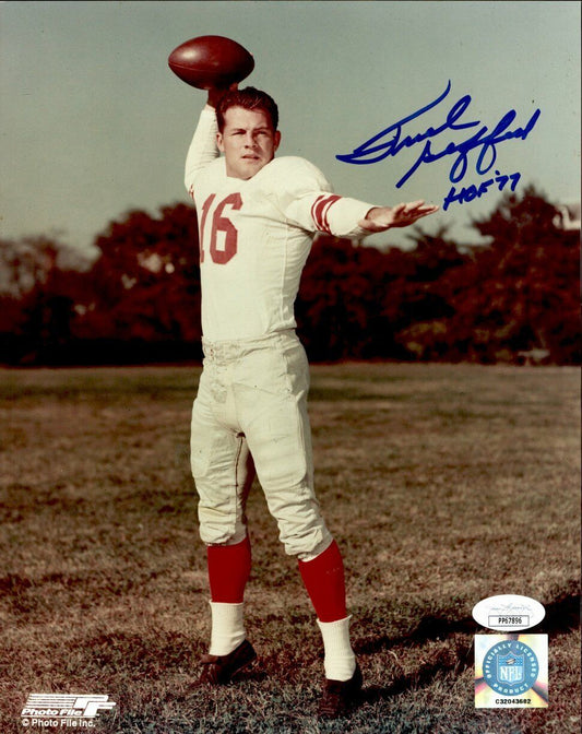 Frank Gifford HOF New York Giants Signed/Inscribed  8x10 Photo JSA 161979