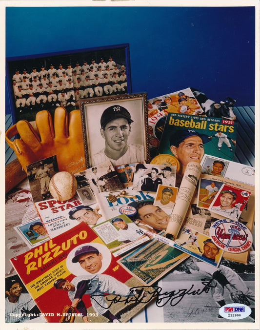 Phil Rizzuto HOF Signed/Autographed 8x10 Photo New York Yankees PSA/DNA 191877