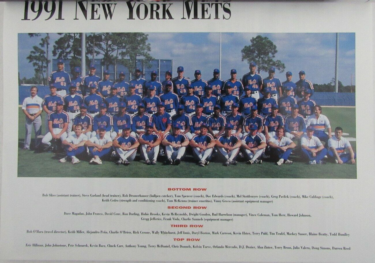 1991 New York Mets Official Year Book 148944