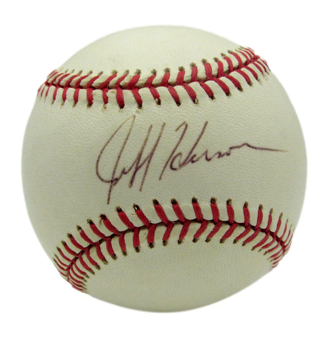 Jeff Huson Texas Rangers Signed/Autographed OAL Baseball 162761