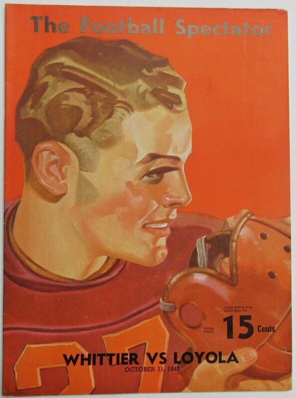 1940 Whittier vs. Loyola College Football Program 142914