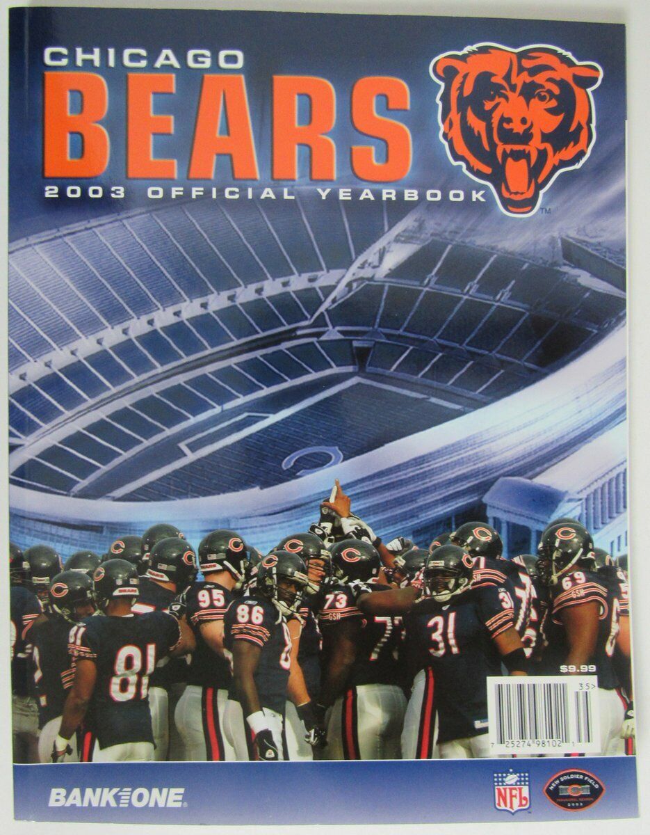 2003 Chicago Bears NFL Football Official Team Yearbook 146143