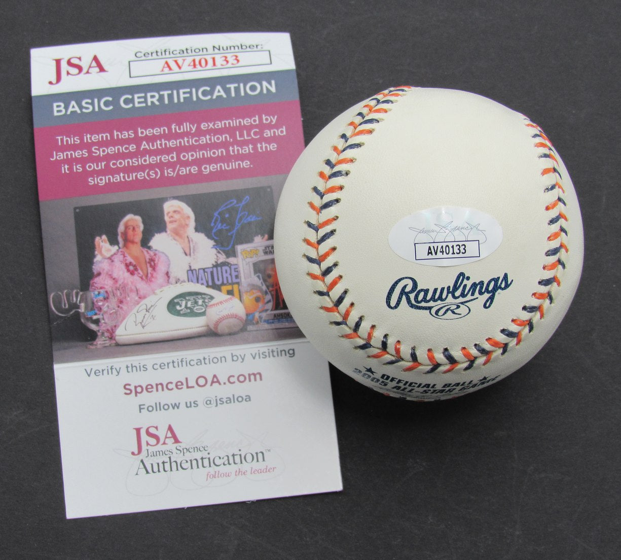 Livan Hernandez Signed/Autographed 2005 All-Star Baseball Nationals JSA 189847