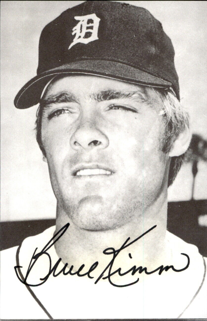 Bruce Kimm Tigers Signed/Autographed 3x5 Photo 178515