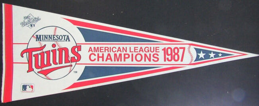 1987 Minnesota Twins American League Champions 30" Felt Pennant 157967
