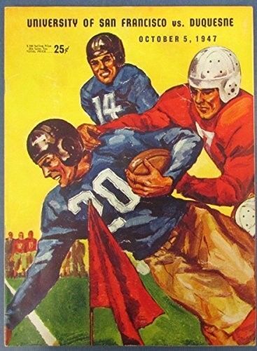 1947 University of San Francisco v. Duquesne Football Program 127017