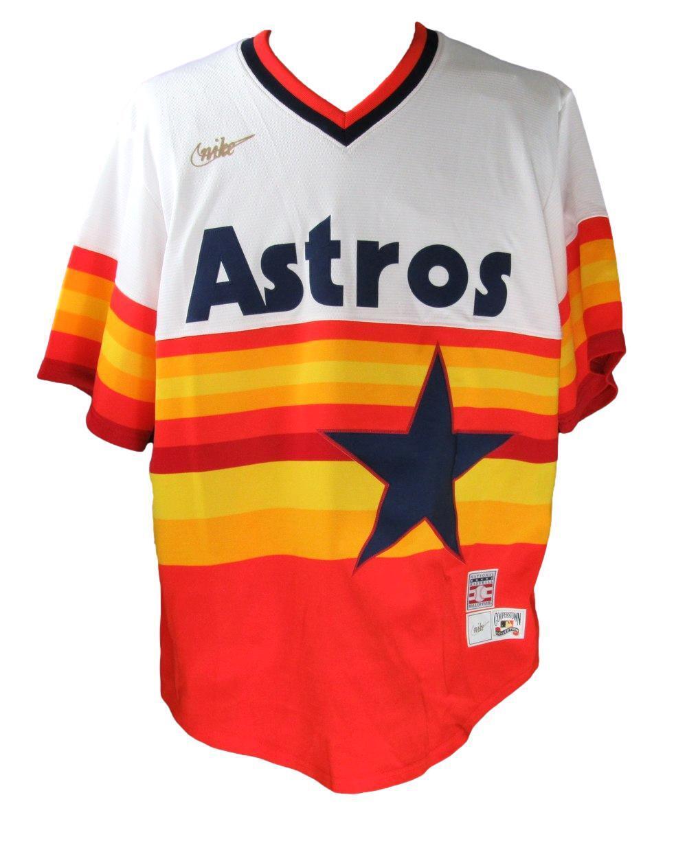 Nolan Ryan HOF Autographed Nike Baseball Jersey Houston Astros JSA