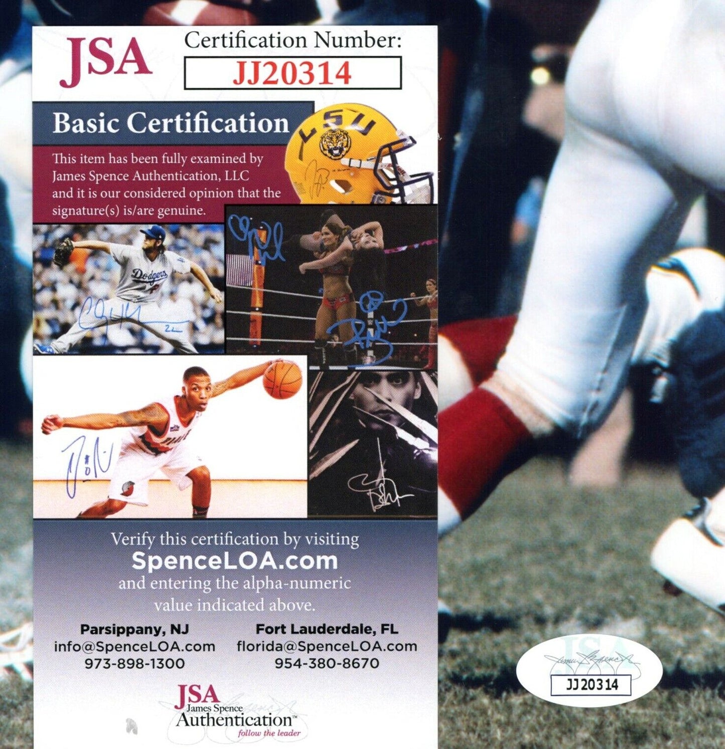 George Rogers South Carolina Signed/Autographed 8x10 Photo JSA 154516