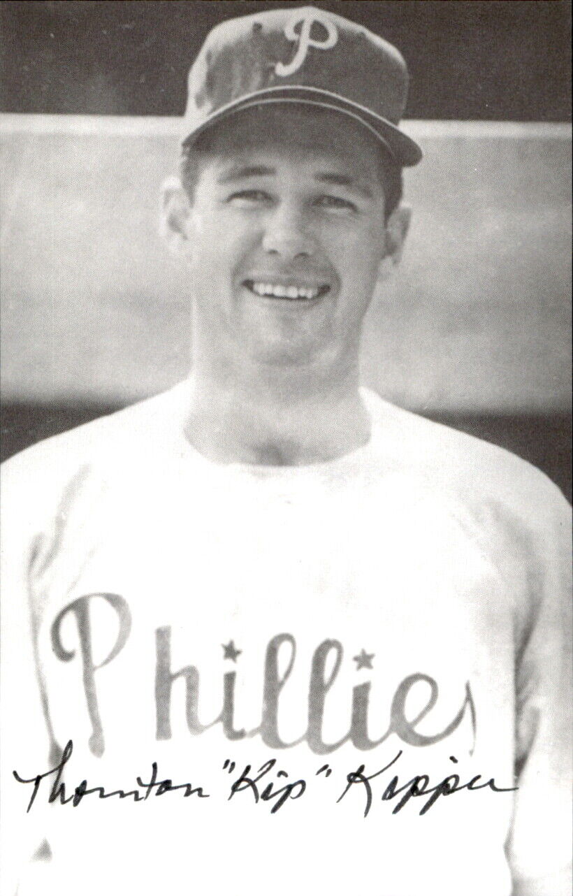 Thornton Kipper Phillies d. 2006 Signed/Autographed 3x5 Photo 178518