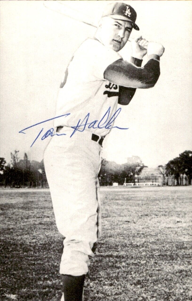 Tom Haller LA Dodgers d. 2004 Signed/Autographed 3x5 Photo 178428
