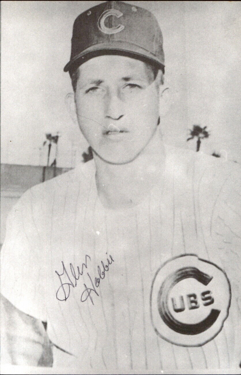 Glen Hobbie Chicago Cubs d. 2013 Signed/Auto 3x5 Photo 178458