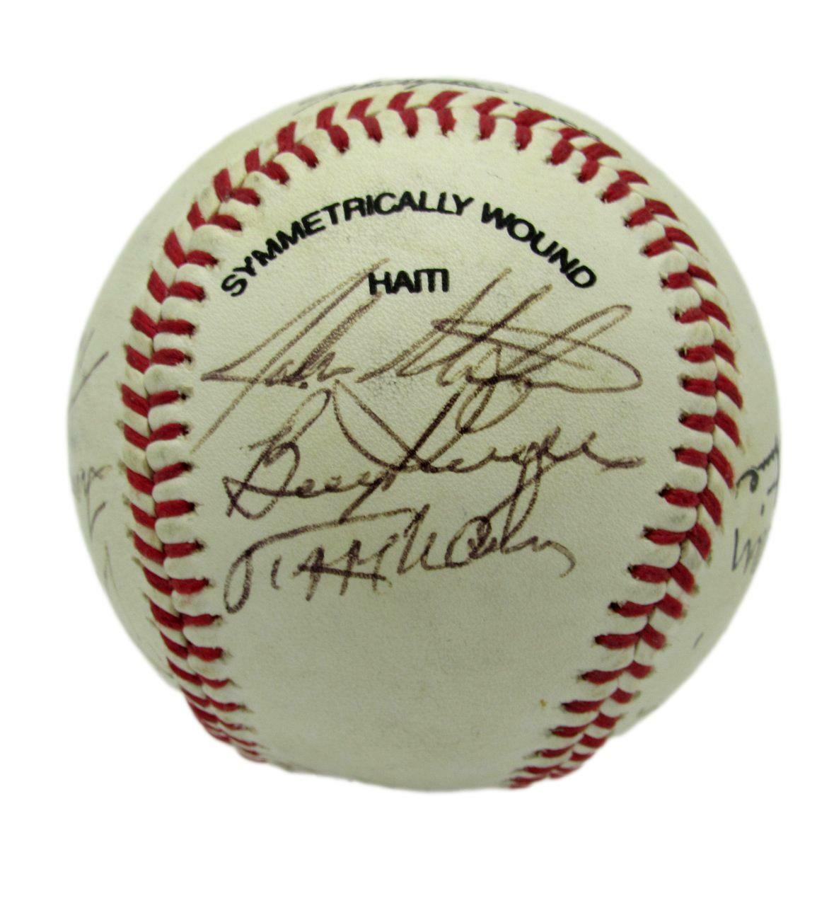 Orioles Greats Team Signed by 12 Baseball Powell Blair Altobelli 158920