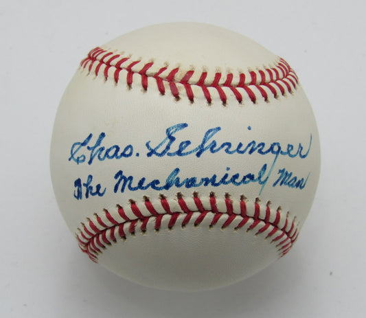Charlie Gehringer HOF Autographed/Inscribed OAL Baseball Tigers PSA/DNA 191701