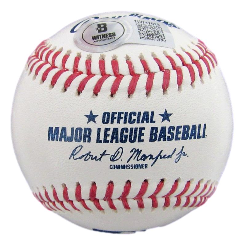 Trea Turner Signed Rawlings OML Baseball Philadelphia Phillies Beckett 188188