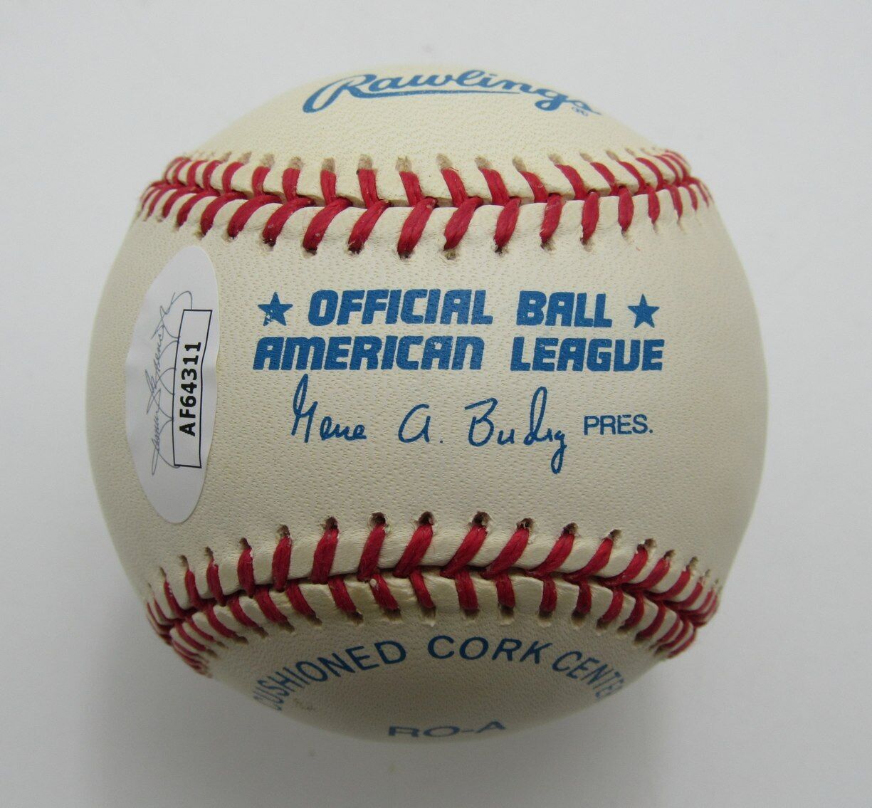 Gene Woodling Autographed OAL Baseball New York Yankees JSA