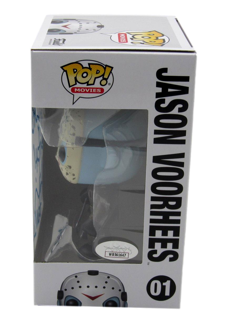 Ari Lehman Signed/Insc Funko Pop! #01 "Friday the 13th" Signed Blue JSA 190721