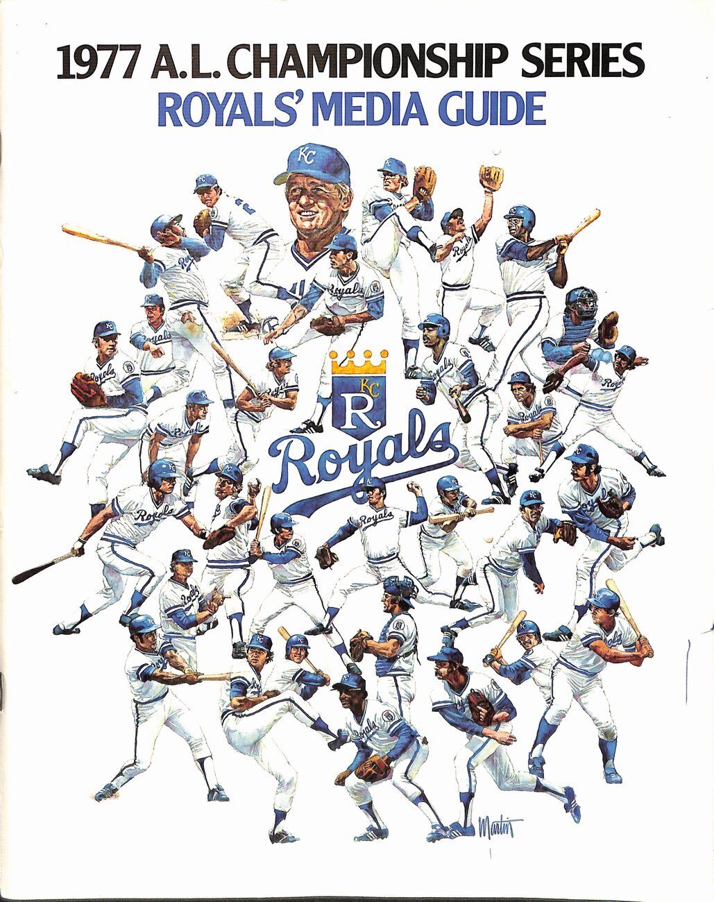 1977 AL Championship Series Kansas City Royals Media Guide 181715