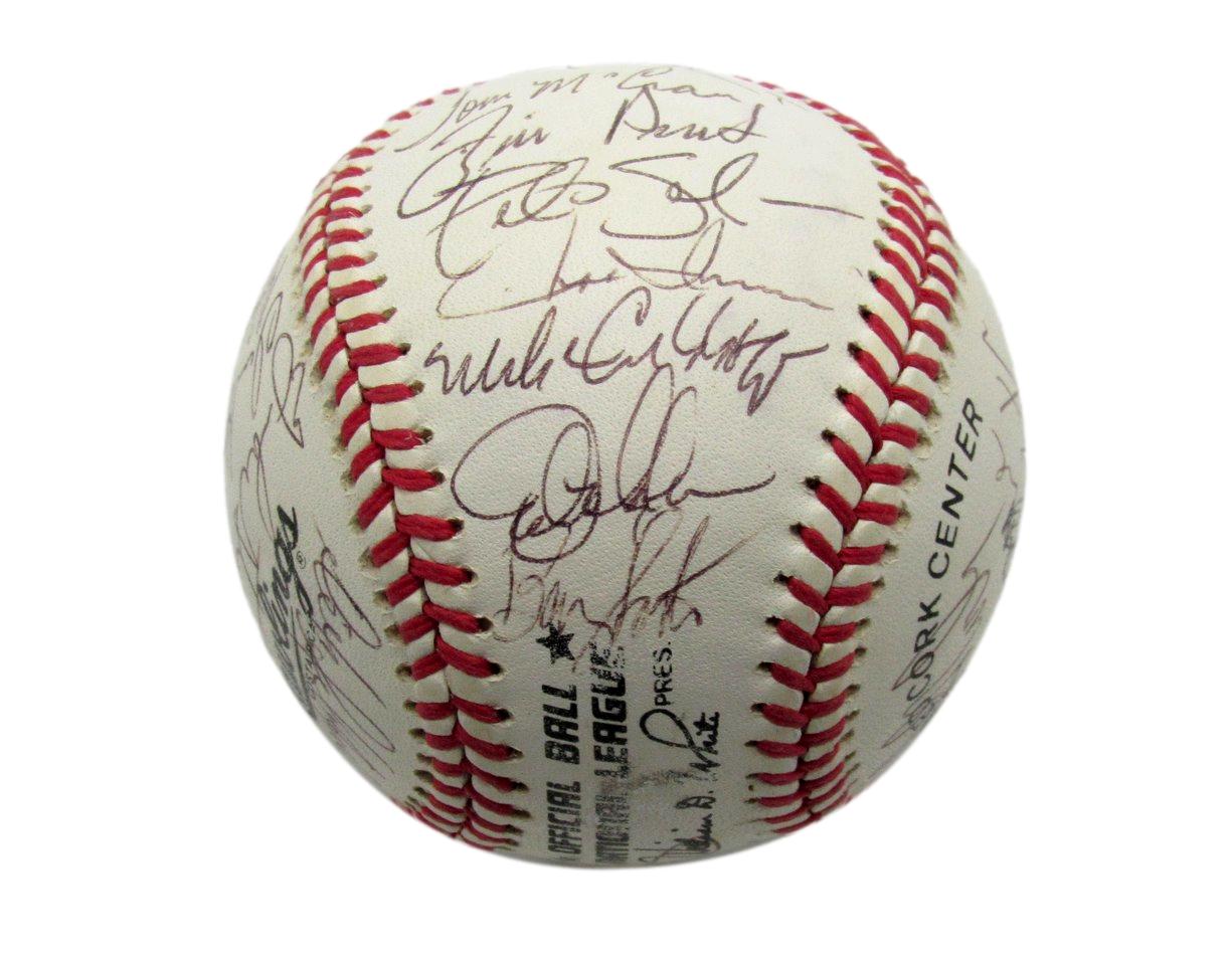 1993 Mets Team Autographed by 30 Torborg Murray Gooden ONL Baseball 182807
